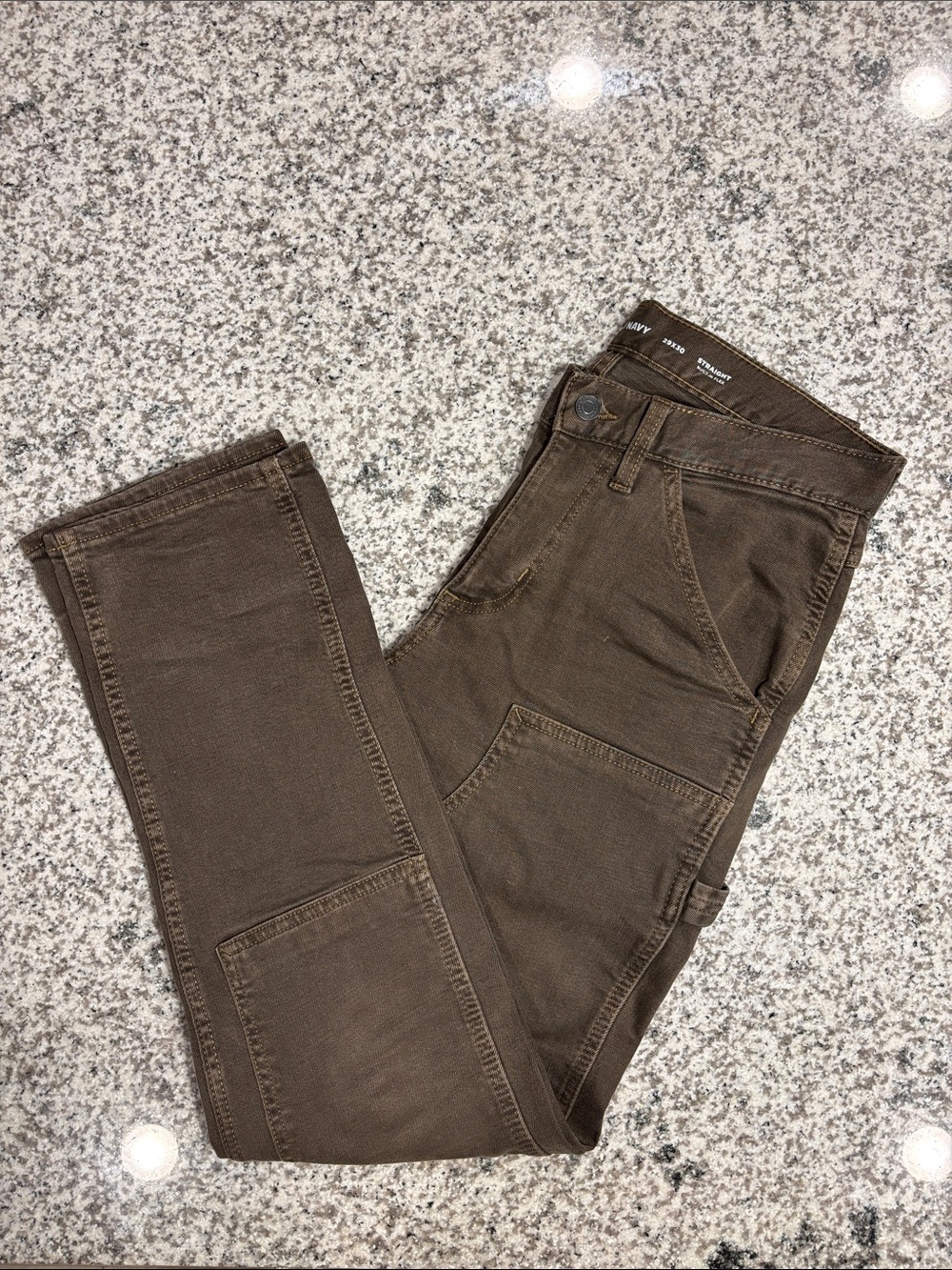 Old Navy Brown Carpenter Straight Utility Pants